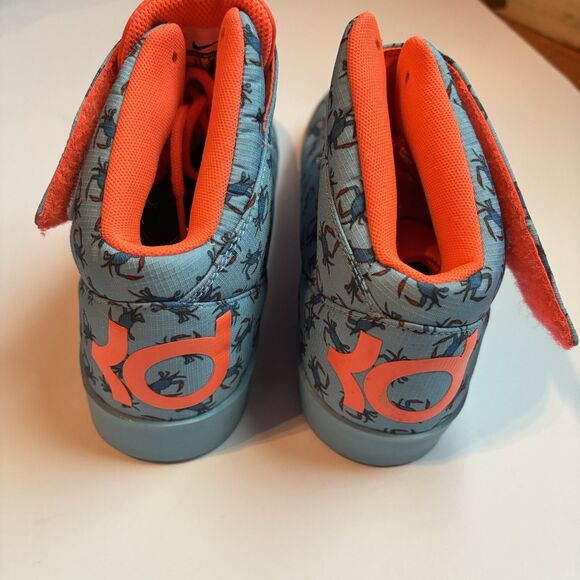 Nike KD Kevin Durant Vulc Blue Crabs Mid/High Top Basketball Shoes Size 6 Youth - Picture 5 of 11